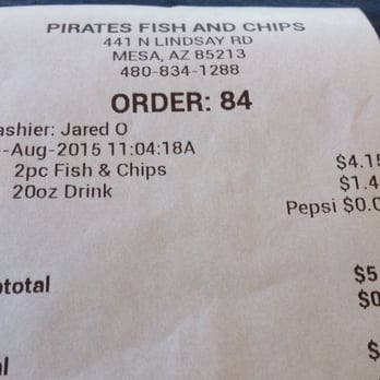 Pirates Fish and Chips - Bill - Fish & Chips Near Me - Mesa, Arizona Pirates Fish and Chips - Bill - Fish & Chips Near Me - Mesa, Arizona