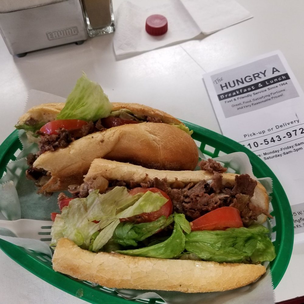 The Hungry A - Cheesesteak hoagie on a oh! So awesome roll! - American Near Me - Springfield, Pennsylvania The Hungry A - Cheesesteak hoagie on a oh! So awesome roll! - American Near Me - Springfield, Pennsylvania