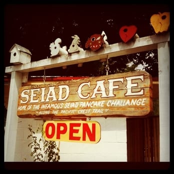 Seiad Cafe - a sign for a cafe - Breakfast & Brunch Near Me - Seiad Valley, California Seiad Cafe - a sign for a cafe - Breakfast & Brunch Near Me - Seiad Valley, California