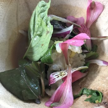 Hartwood - Ceviche with fermented pineapple juice - Mexican Near Me - Tulum, ROO
