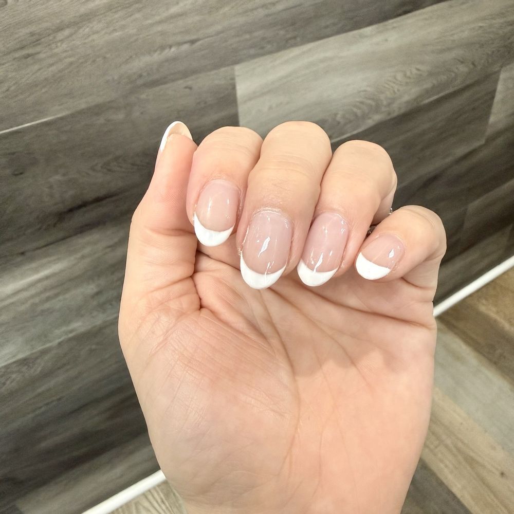Angie's Nail Garden - French tip. - Nail Salons Near Me - Chino, California