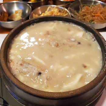 SGD Tofu House - Combo seafood & beef stew (non-spicy) - Korean Near Me - Santa Clara, California SGD Tofu House - Combo seafood & beef stew (non-spicy) - Korean Near Me - Santa Clara, California