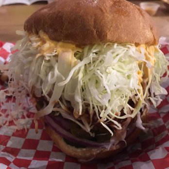 Katsu Burger - Godzilla burger - Japanese Near Me - Seattle, Washington Katsu Burger - Godzilla burger - Japanese Near Me - Seattle, Washington