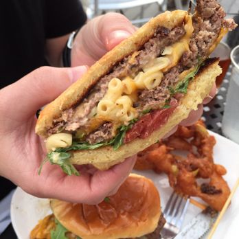 Guyutes - Amazing burger - with mac and cheese!! - Bars Near Me - Oklahoma City, Oklahoma