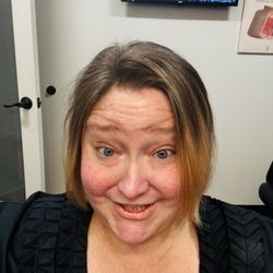 Hairdesign by Zoli - It is a great cut for my round face (and giving what little he had to work with!!