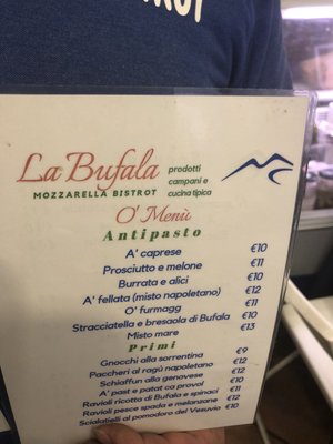 Menu photo 1 La Bufala Livorno, LI Menu photo 1 La Bufala Livorno, LI