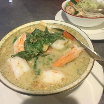 Thai Kitchen - Green curry with shrimp. Delicious. - Thai Near Me - Grand Terrace, California Thai Kitchen - Green curry with shrimp. Delicious. - Thai Near Me - Grand Terrace, California