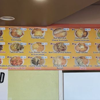 Alfonso’s Mexican Food - Combo menu - Mexican Near Me - Prescott, Arizona