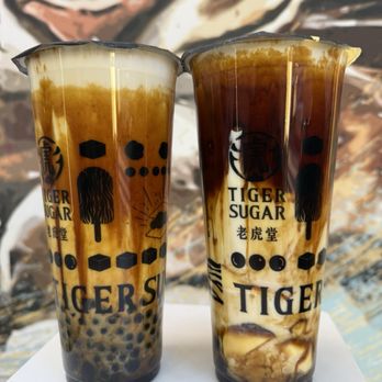 Tiger Sugar - Brown Sugar BobaPearl w.Milk & Cream Mousse. - Coffee & Tea Near Me - Brooklyn, New York
