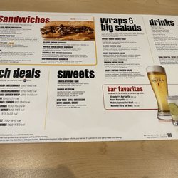 Buffalo Wild Wings - Menu