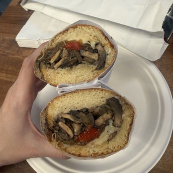 Sandwell - Mushroom Cheese"steak" - Sandwiches Near Me - New York, New York Sandwell - Mushroom Cheese"steak" - Sandwiches Near Me - New York, New York