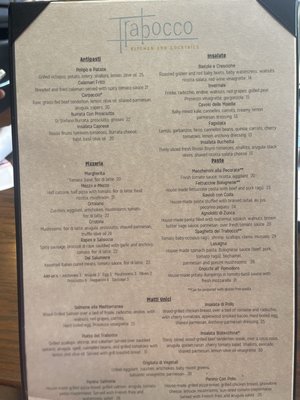 Menu photo 1 Trabocco Kitchen & Cocktails Alameda, CA Menu photo 1 Trabocco Kitchen & Cocktails Alameda, CA