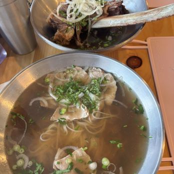 Bo Heo Pho Kitchen - Pho Bowl (rare steak) and the special; Short rib (off menu) - Vietnamese Near Me - Denver, Colorado Bo Heo Pho Kitchen - Pho Bowl (rare steak) and the special; Short rib (off menu) - Vietnamese Near Me - Denver, Colorado