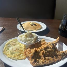 Pork chops and eggs Pork chops and eggs