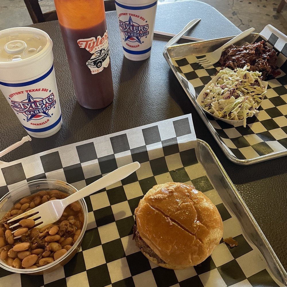 Tyler's Barbeque - Brisket, beans, slaw and delectable sauce - Barbeque Near Me - Amarillo, Texas Tyler's Barbeque - Brisket, beans, slaw and delectable sauce - Barbeque Near Me - Amarillo, Texas