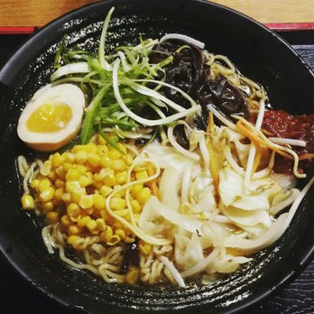 Ramen Hakata - Vegetable Miso Ramen with Kombu broth! Absolutely delicious! - Ramen Near Me - Addison, Texas