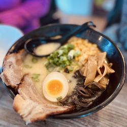 TekiPoke Ramen and Boba - Tonkotsu Black Garlic Ramen