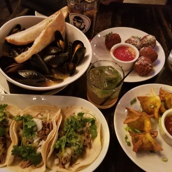 Chick's Philly - Chick's mussels (must have), carnitas taco, duck wonton, eggplant parm bites. - Pizza Near Me - Philadelphia, Pennsylvania