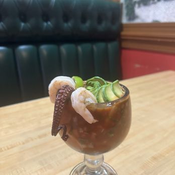 El Azteca Mexican Restaurant - Shrimp and octopus cocktail - Mexican Near Me - Ashland, Virginia