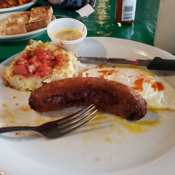 Mrs. Olson's Coffee Hut - Half of my bangers and mash. Delicious! - American Near Me - Oxnard, California Mrs. Olson's Coffee Hut - Half of my bangers and mash. Delicious! - American Near Me - Oxnard, California