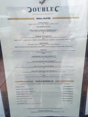 Menu photo 7 Double C Lancaster, PA