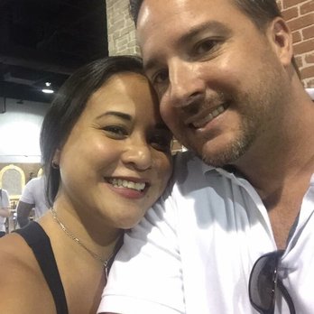 Tiny Towne - Hubby and I at Tiny Towne - Amusement Parks Near Me - Norcross, Georgia