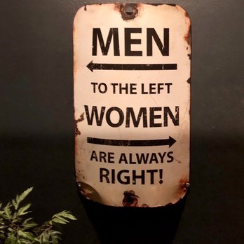 China Cafe - Fun sign near the bathrooms. - Chinese Near Me - Novi, Michigan