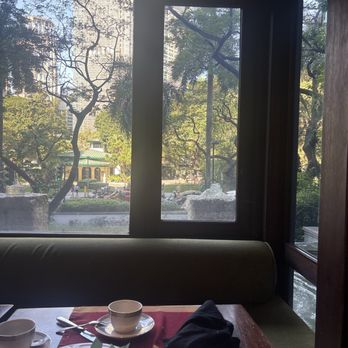 Escolta - My table overlooking the fountain. - Buffets Near Me - Makati, NCR