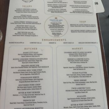 River & Fort - Menu - Bars Near Me - SAINT AUGUSTINE, Florida River & Fort - Menu - Bars Near Me - SAINT AUGUSTINE, Florida