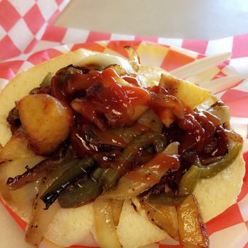 Dewey's Dogs - a plate of food on a table - Hot Dogs Near Me - Forked River, New Jersey