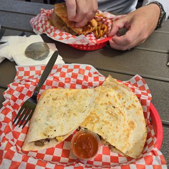Sabor del Rio Cafe - My quesodilla...ask for extra sauce...its good - Caribbean Near Me - Portland, Oregon Sabor del Rio Cafe - My quesodilla...ask for extra sauce...its good - Caribbean Near Me - Portland, Oregon