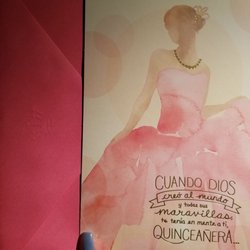 Lyn Gift Shop - Quinceanera card - 11.26.22
