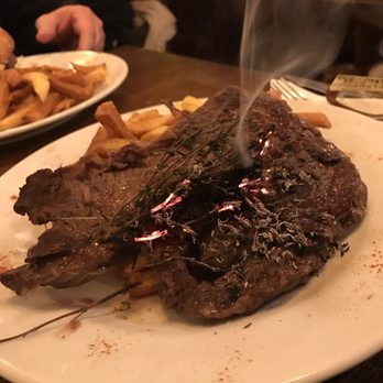 Paris Follie's - Steak with the burning thyme (?) - Brasseries Near Me - Paris, 75 Paris Follie's - Steak with the burning thyme (?) - Brasseries Near Me - Paris, 75