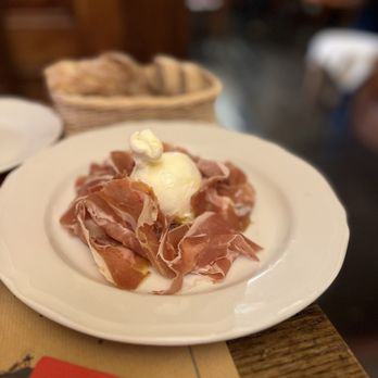 Trattoria Cibrèo - Cibrèino - Burrata and ham special antipasto - Trattorie Near Me - Florence, FI