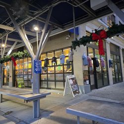 Roanoke Natural Foods - Here you can get a sense of the wide counters under a roof for local farmers, merchants, and craftsmen, to sell their items on Saturday.