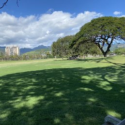 the course was very forgiving with wide beautiful fairways. You could miss left of right and still have a good lie.