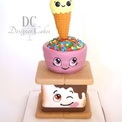 Designer Cakes - Squishies Birthday Cake