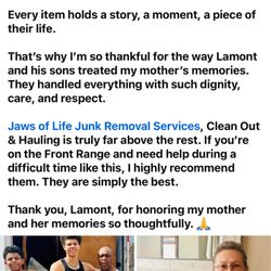 Jaws of Life Junk Removal Services