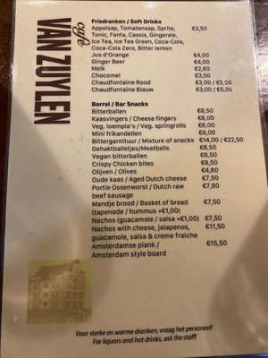 Menu photo 3 Café van Zuylen Amsterdam, NH Menu photo 3 Café van Zuylen Amsterdam, NH