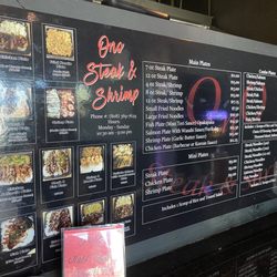Ono Steak & Shrimp - Menu