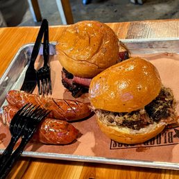 Chopped Brisket Sandwich