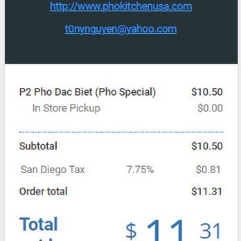 Pho Kitchen - Instructions where I clearly asked them to provide spicy sauce (sriracha) and utensils and they completely ignored it. - Vietnamese Near Me - San Diego, California Pho Kitchen - Instructions where I clearly asked them to provide spicy sauce (sriracha) and utensils and they completely ignored it. - Vietnamese Near Me - San Diego, California