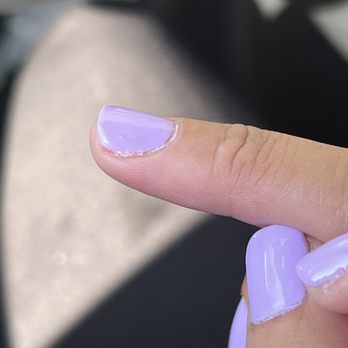 Voncii Nail Bar - There's literally a hair in this one... - Nail Salons Near Me - O'Fallon, Missouri Voncii Nail Bar - There's literally a hair in this one... - Nail Salons Near Me - O'Fallon, Missouri