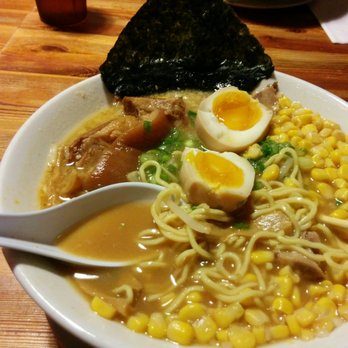 Himawari - Deluxe miso ramen add corn, exposed - Ramen Near Me - San Mateo, California