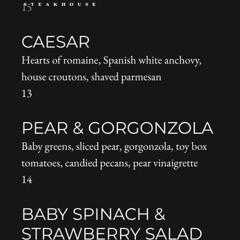 Forbes Mill Steakhouse - Menu - Steakhouses Near Me - Danville, California