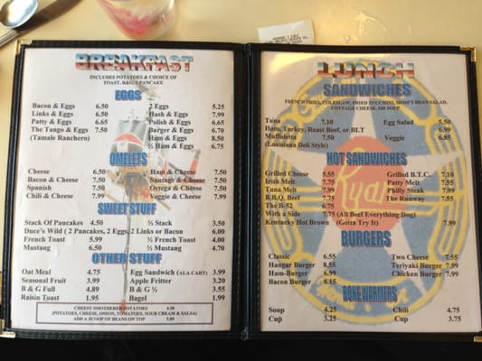 Menu photo 8 Hangar One Cafe Hemet, CA