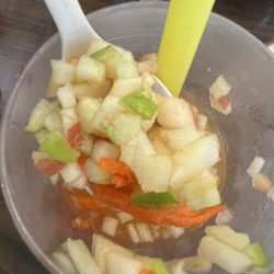 El Espino Restaurant - Apples and carrots.