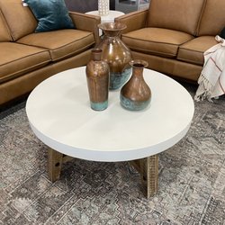 Downeast Home and Clothing - Beaumont concrete coffee table, gorgeous