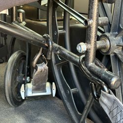 Papio Transport Service - Security straps for wheelchair