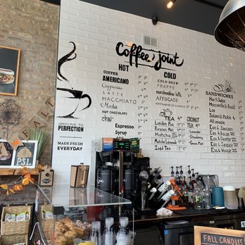 Coffee Joint - menus on the wall of a coffee shop - Coffee & Tea Near Me - Chicago, Illinois Coffee Joint - menus on the wall of a coffee shop - Coffee & Tea Near Me - Chicago, Illinois